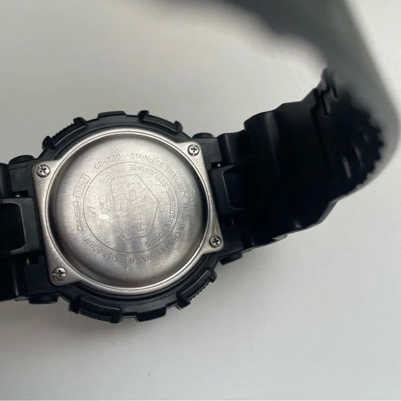 Casio G-Shock Watch Men Black 3263 GD-100 Backlight 200M WR Time